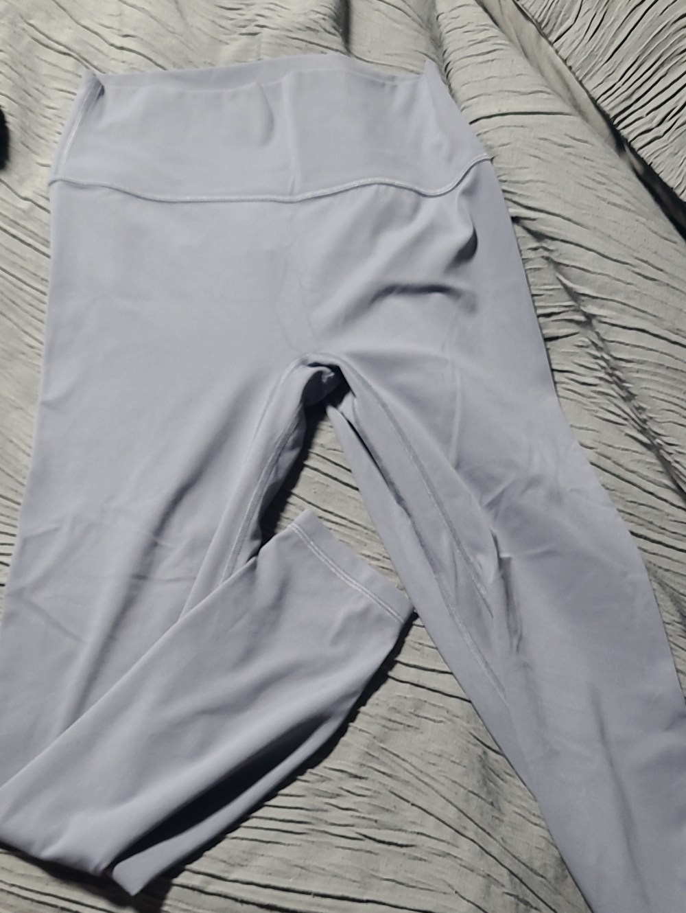 CRZ YOGA Light Gray High-Waist Leggings Scrunchy Bum
